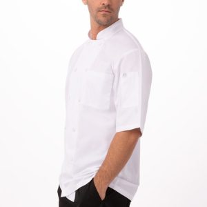 Chef Jacket Cool Vent Mens Montreal White Small