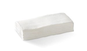 Serviette Dinner 1/8 Fold Quilted 2Ply White