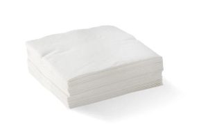 Serviette Cocktail Embossed 2Ply White