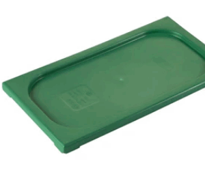 Steam Pan Lid Poly 1/3 Green