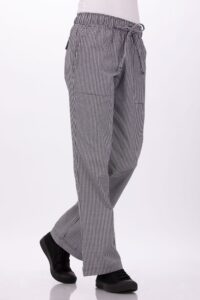 Chef Pants Womens Small Check Large