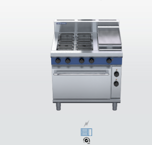 Electric Range with Static Oven