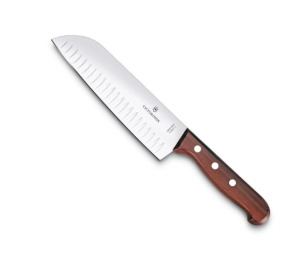 Victorinox Santoku Knife Fluted | Wooden Handle 170mm