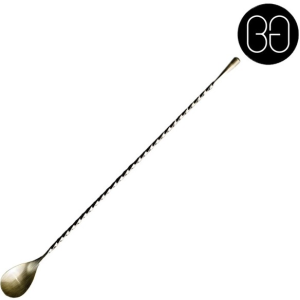 Bar Spoon Teardrop Antique Gold | 330mm