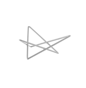 Riser Star 260x230x100mmh | Silver