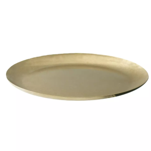 Vintage Oval Plate | 220mm Gold