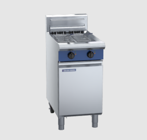 Electric Twin Pan Fryer 450mm