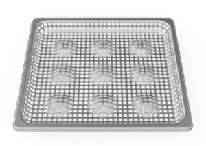Unox G/N 2/3 H30 Stainless Steel Fry Tray