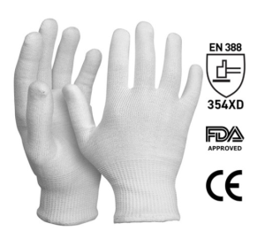 Glove Cut Resistant White | Med