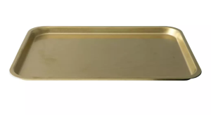 Vintage Rect Tray | 360x250mm Gold