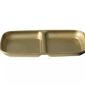 Vintage Divided Dish | 156x90mm Gold