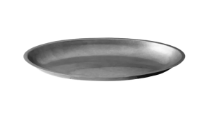 Vintage Oval Deep Tray | 300mm Steel