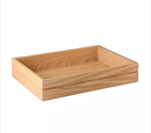 Rio Tray Ash Wood | 400x300x78mm