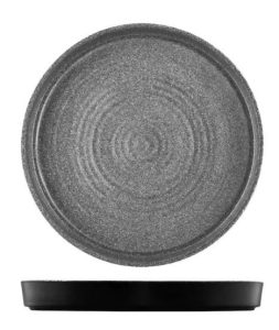 Melamine Infuse Round Platter 305x40hmm  Grey