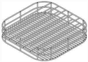 Starline Plate Rack 7 Div 435mm