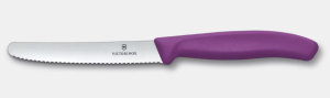 Victorinox Tomato Knife | Wavy Purple 110mm