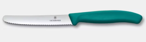 Victorinox Tomato Knife | Wavy Green 110mm