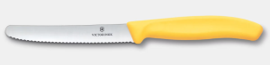 Victorinox Tomato Knife | Wavy Yellow 110mm