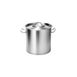 Force Stockpot w Lid Tri-Ply | 12ltr