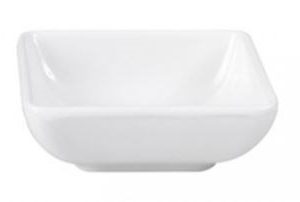 Melamine Square Sauce Dish White | 70mm