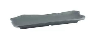 Melamine Endure Oblong Plate 270x112mm Onyx