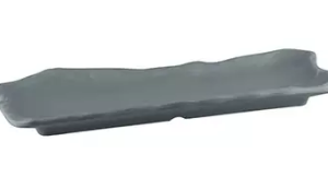 Melamine Endure Oblong Plate 270x112mm Onyx
