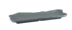 Melamine Endure Oblong Plate 300x125mm Onyx