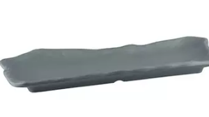 Melamine Endure Oblong Plate 300x125mm Onyx