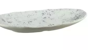 Melamine Endure Oval Plate 260x155mm Pebble