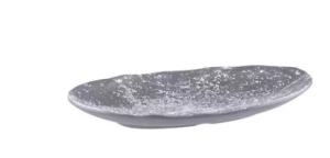 Melamine Endure Oval Plate 260x155mm Pewter