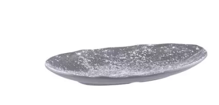 Melamine Endure Oval Plate 260x155mm Pewter