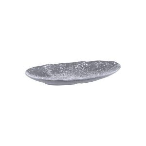 Melamine Endure Oval Plate 315x180mm Pewter
