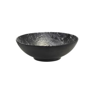 Melamine Endure Bowl 330mm 5100ml Pewter/Black
