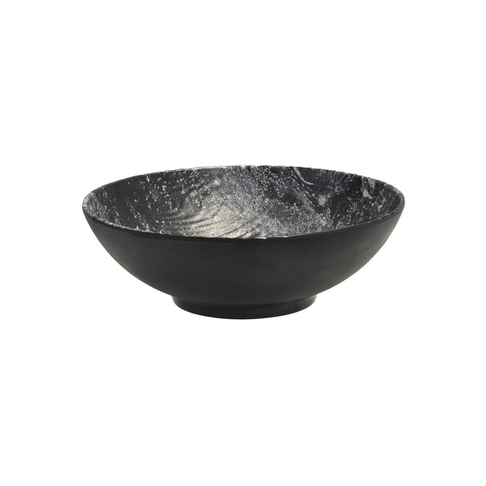 Melamine Endure Bowl 330mm 5100ml Pewter/Black