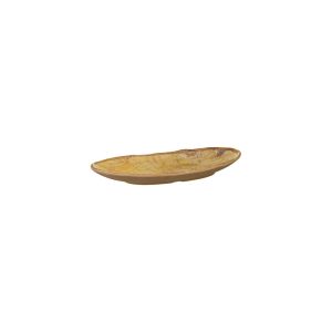 Melamine Transform Oval Plate 230x140mm Wood Grain