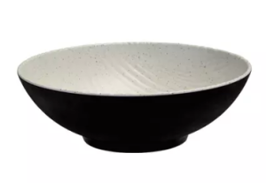 Melamine Transform Bowl 254mm 2350ml Stone/Black