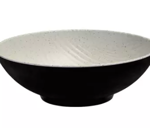 Melamine Transform Bowl 254mm 2350ml Stone/Black