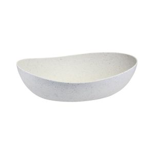 Melamine Emerge Bowl 450x345mm Stone Natural