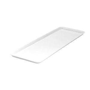 Melamine Sandwich Plate White | 500x180mm