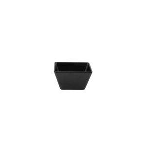 Melamine Square Bowl | 70x42mm Black