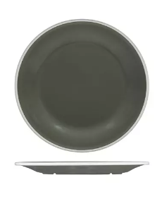 Melamine Evoke Plate Grey with White | 220mm
