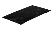 Melamine Rect Platter Coupe Black Marble | 290x200mm