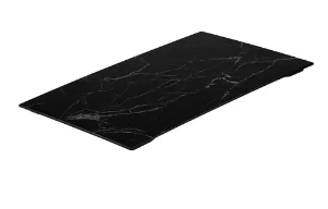 Melamine Rect Platter Black Marble |  325x172mm