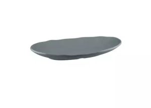 Melamine Endure Oval Plate 260x155mm Onyx