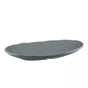 Melamine Endure Oval Plate 315x180mm Onyx