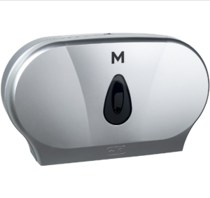 Double Jumbo Roll Dispensers - Silver