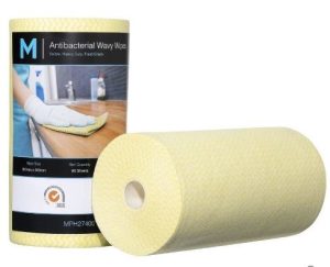 Wipes Antibacterial 300x500mm | Yellow