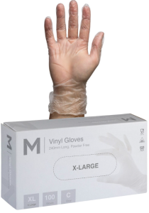 Vinyl Gloves Powder Free 100's | XL