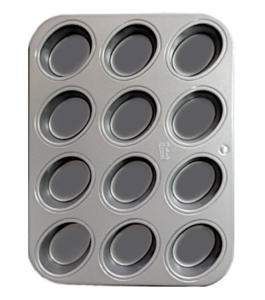 Friand Pan, Plain Design 75mm x 35mm (12cup)